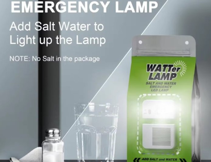 Lampu Darurat Tanpa Baterai: Cukup Air Garam, Langsung Menyala