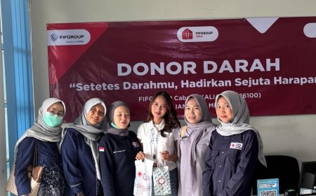 FIFGroup Kalianda Gelar Donor Darah Bersama PMI, Wujud Nyata Kepedulian Sosial