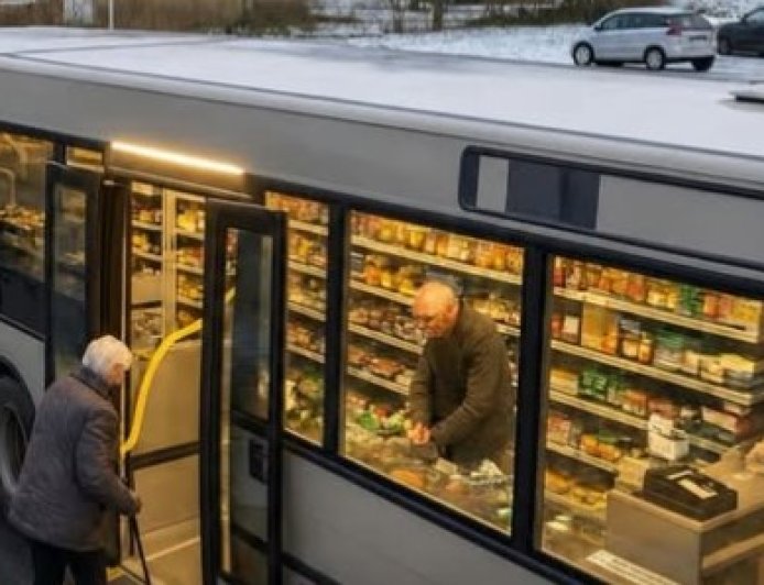 Denmark Ubah Bus Bekas Jadi Toko Keliling untuk Lansia dan Warga Desa