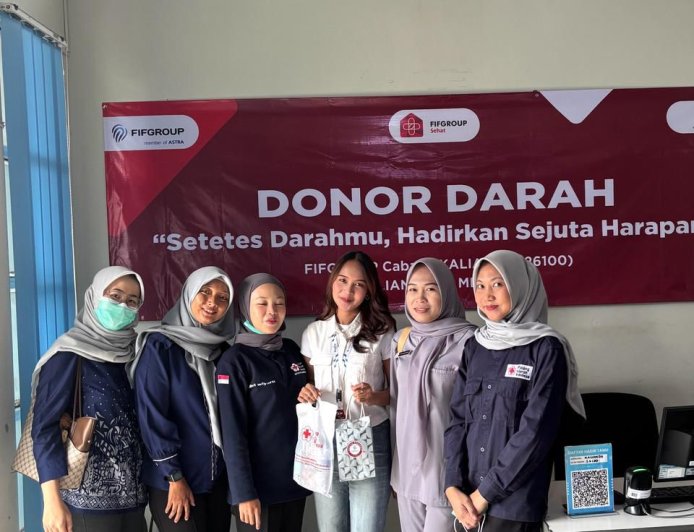 FIFGroup Kalianda Gelar Donor Darah Bersama PMI, Wujud Nyata Kepedulian Sosial