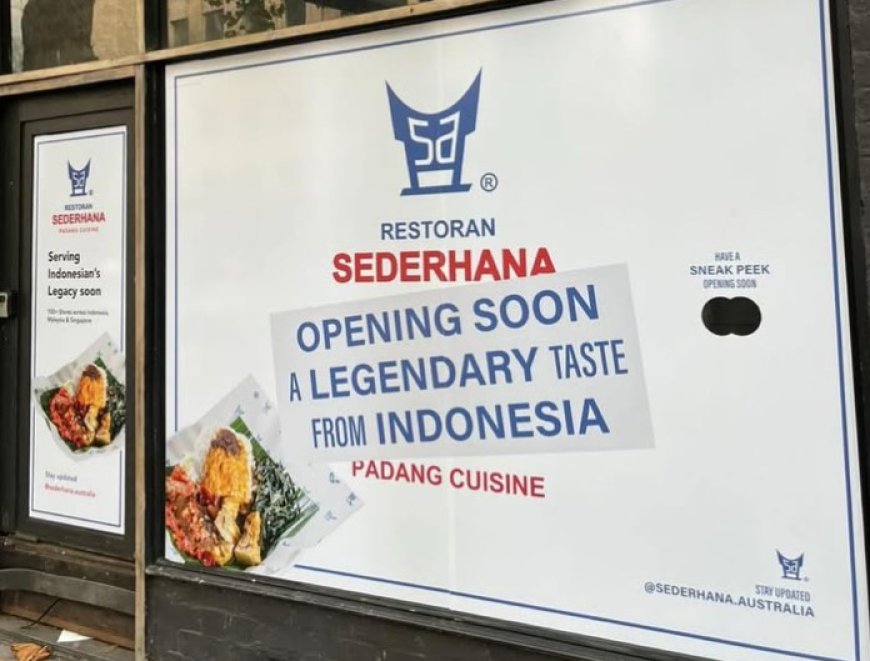 RM Sederhana Buka Cabang di Australia, Siap Bawa Rasa Legendaris ke Melbourne