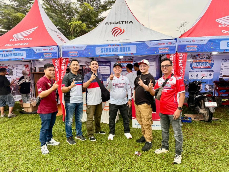 Kampung FIFGroup Way Sulan Semarakkan Warga dengan Jalan Sehat dan Hiburan Musik