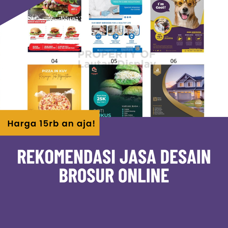 Jasa Desain Brosur Online