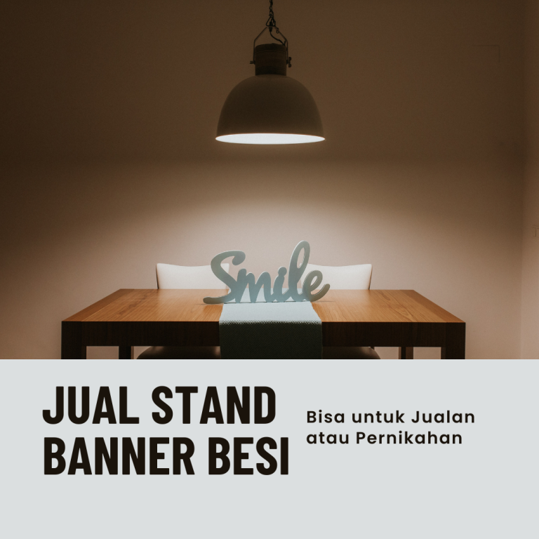 Jual Stand Banner Besi