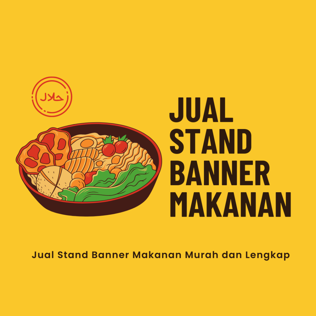 Jual Stand Banner Makanan