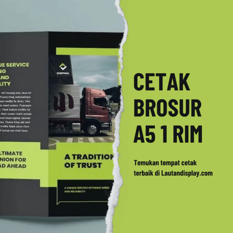 Cetak Brosur A5 1 Rim
