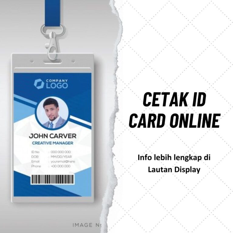 Cetak ID Card Online Lautan Display
