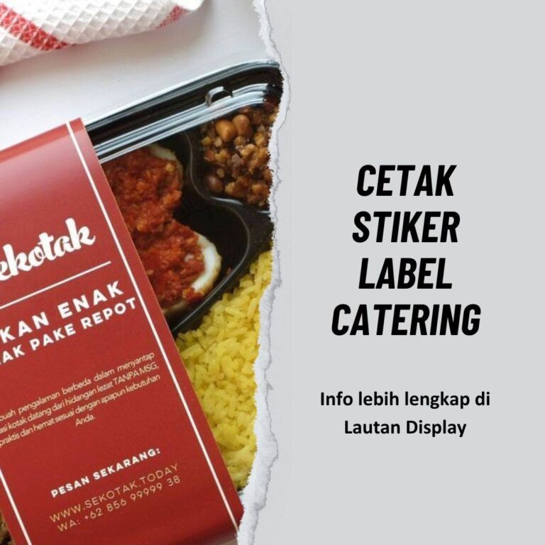 Cetak Stiker Label Catering - Lautan Display (2)
