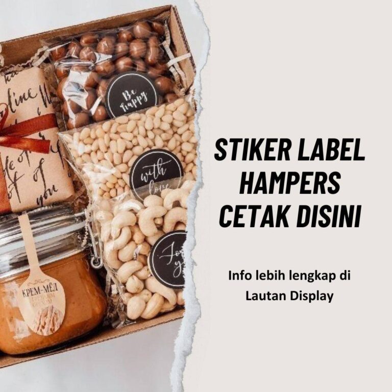 Stiker Label Hampers Lautan Display