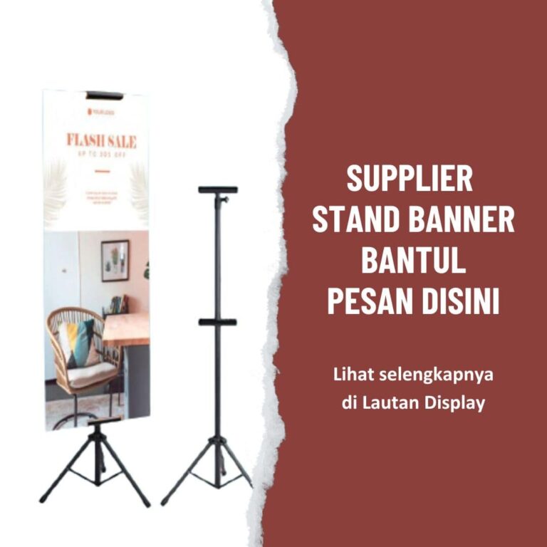 Supplier Stand Banner Bantul Lautan Display