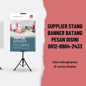 Supplier Stand Banner Batang Lautan Display