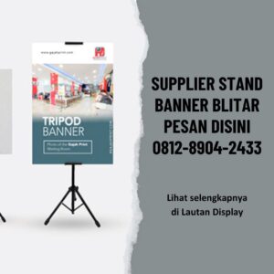Supplier Stand Banner Blitar Lautan Display