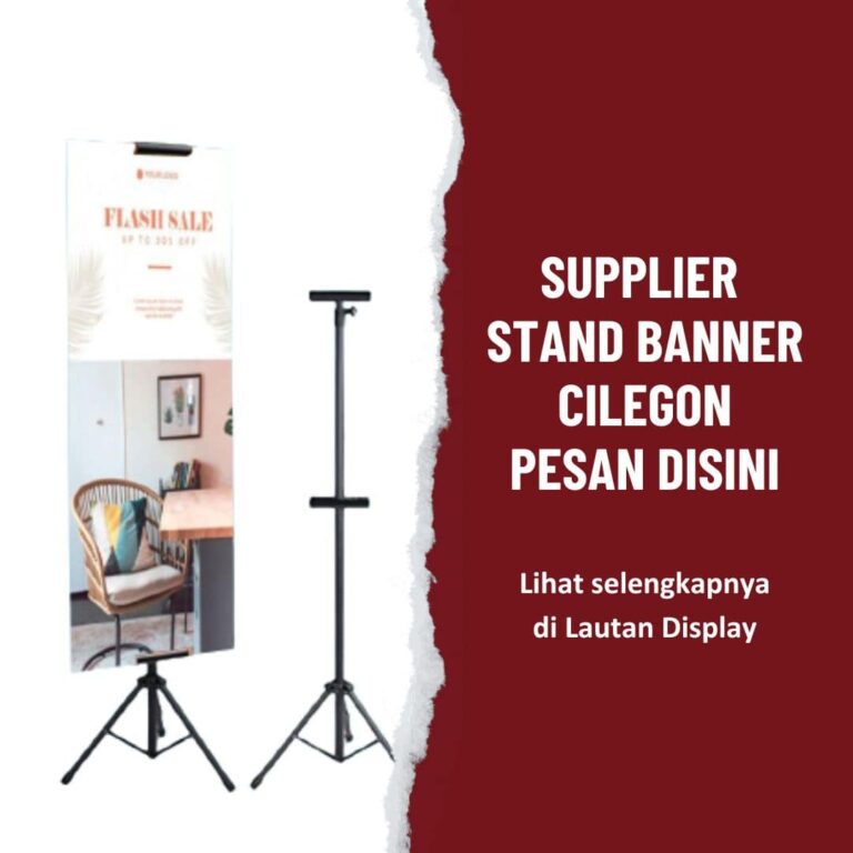 Supplier Stand Banner Cilegon Lautan Display