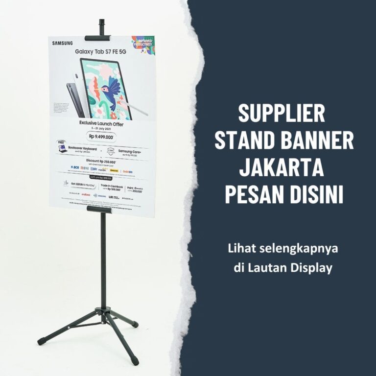 Supplier Stand Banner Jakarta Lautan Display