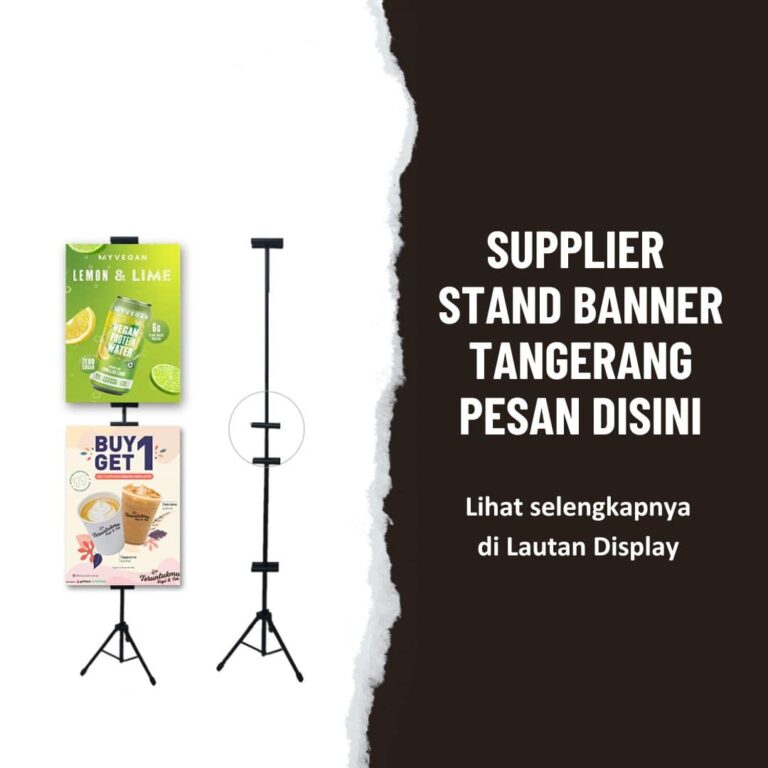 Supplier Stand Banner Tangerang Lautan Display