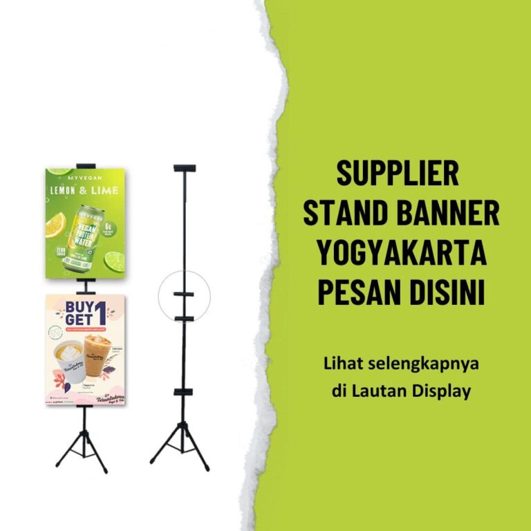 Supplier Stand Banner Yogyakarta Lautan Display