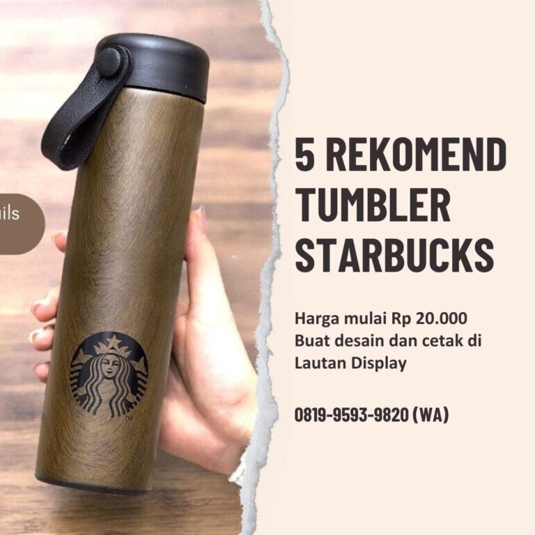 Rekomendasi Tumbler Starbucks Stainless - Lautan Display