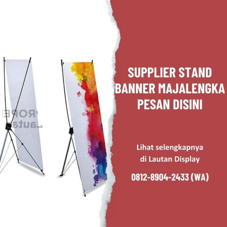 Supplier Stand Banner Majalengka Lautan Display