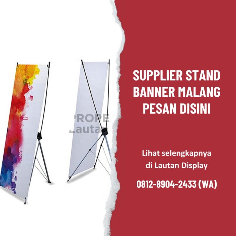 Supplier Stand Banner Malang Lautan Display