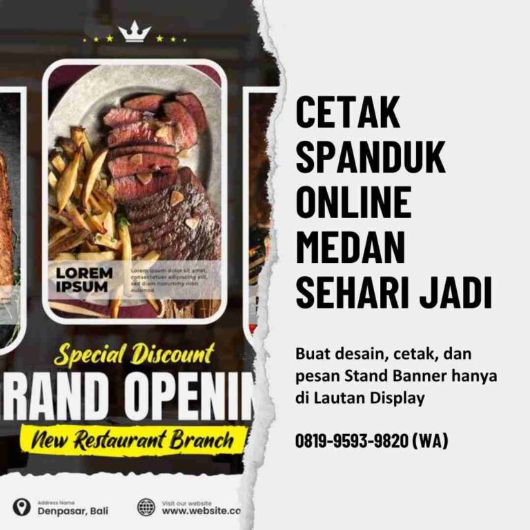Cetak Spanduk Online Medan Lautan Display