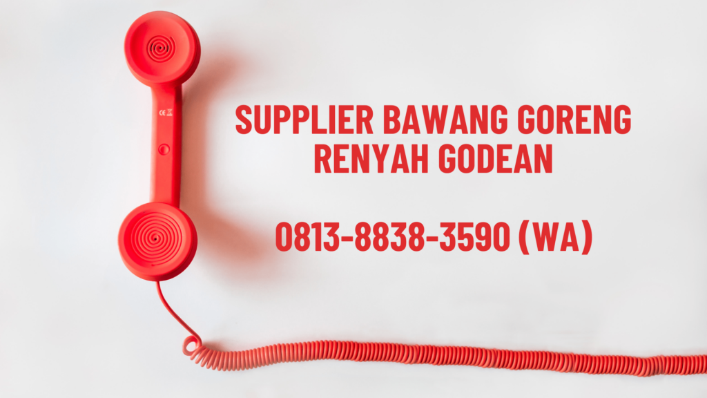 Supplier Bawang Goreng Renyah Godean