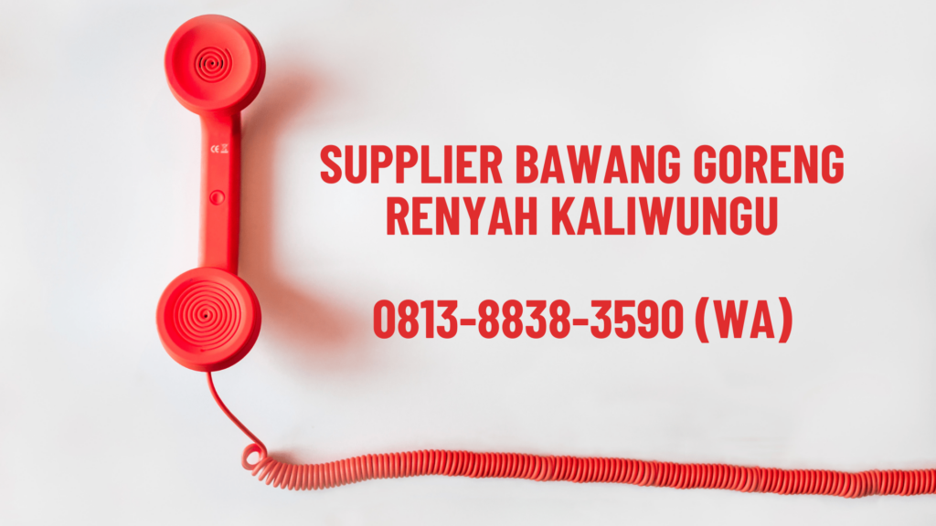 Supplier Bawang Goreng Renyah Kaliwungu