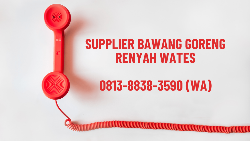 Supplier Bawang Goreng Renyah Wates