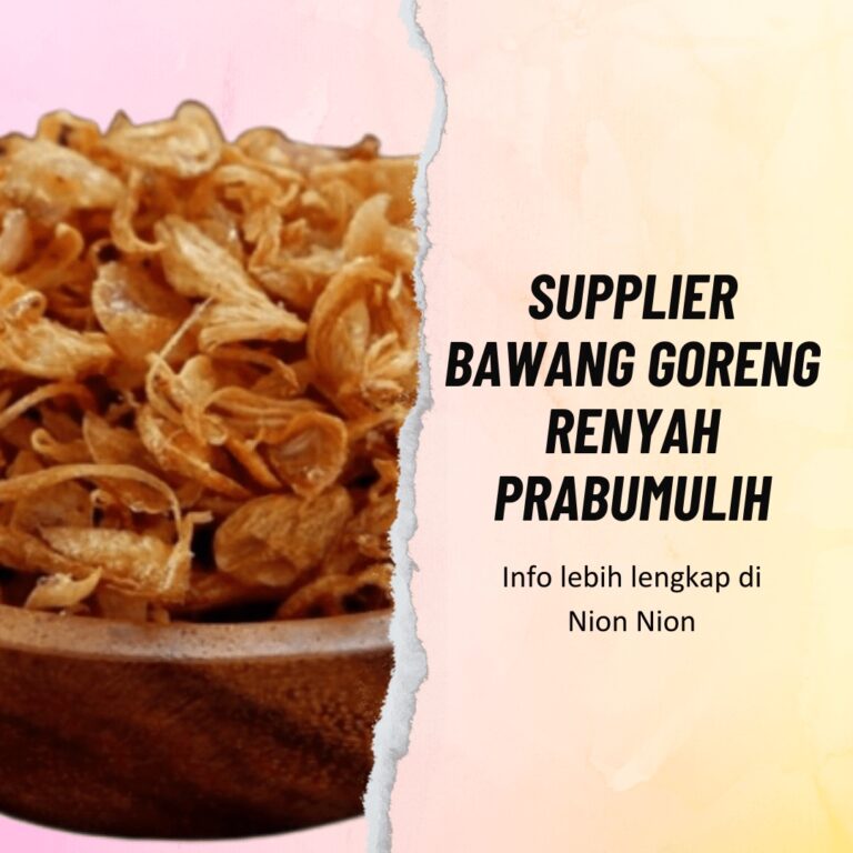 Supplier Bawang Goreng Renyah Prabumulih Nion Nion (2)