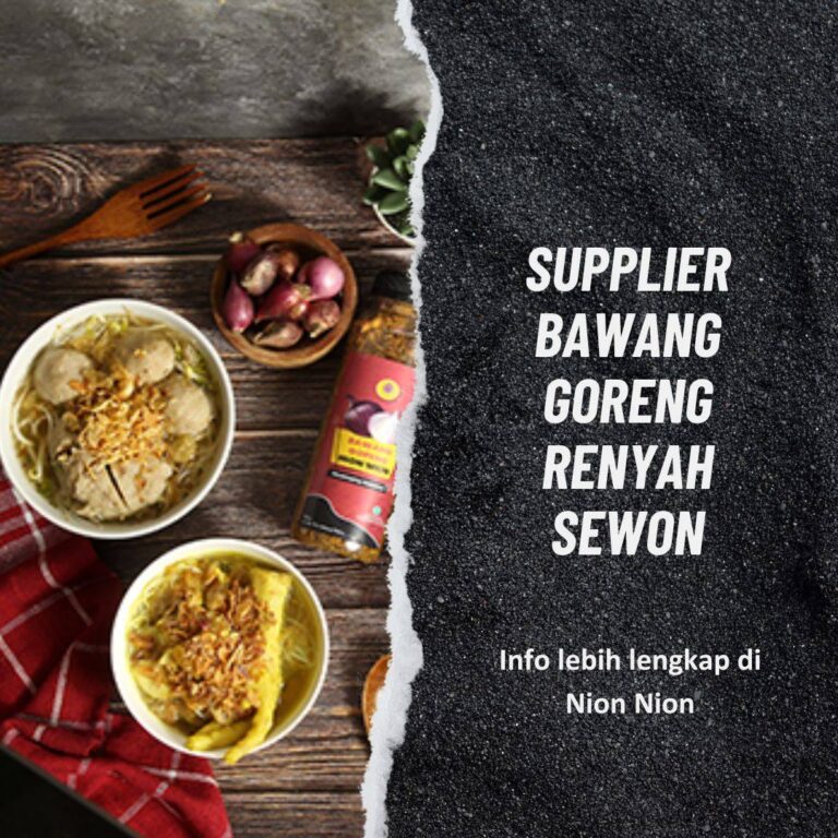 Supplier Bawang Goreng Renyah Sewon Nion Nion (2)