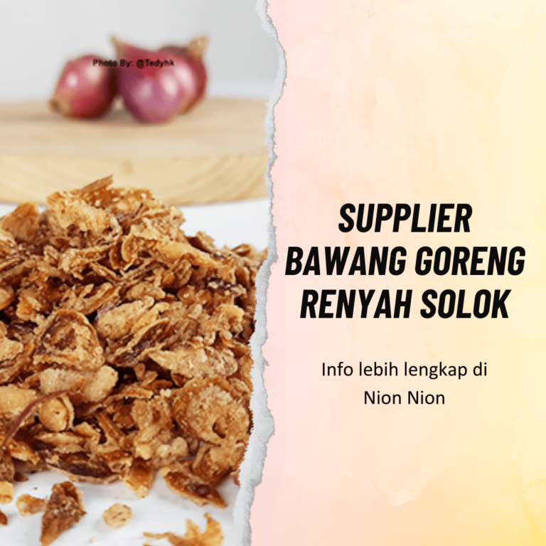 Supplier Bawang Goreng Renyah Solok