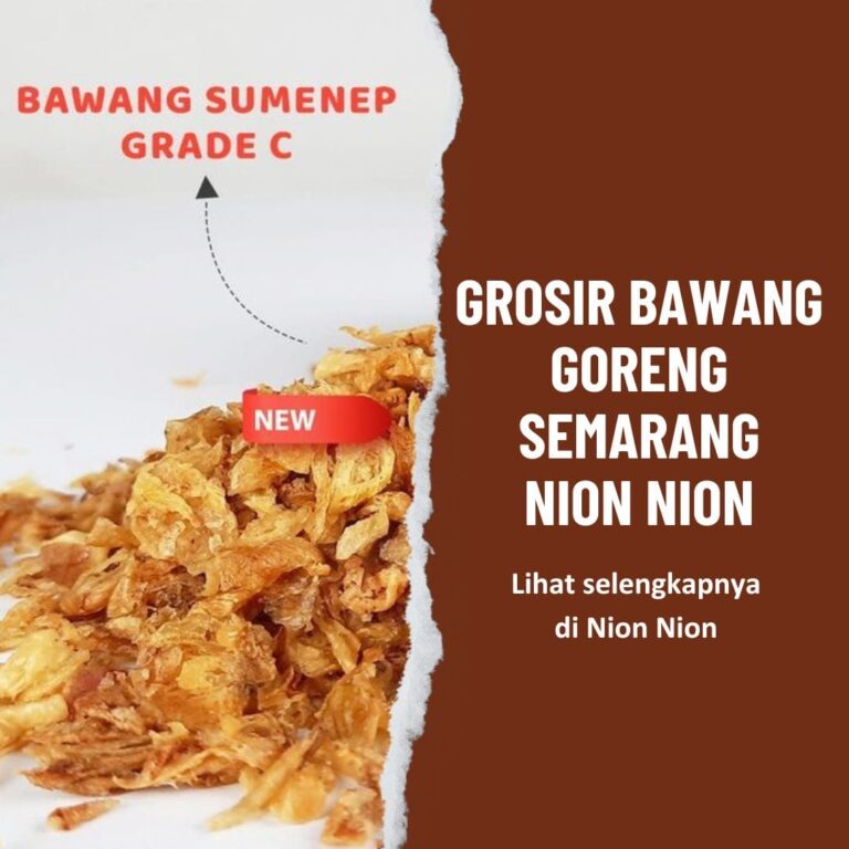 Grosir Bawang Goreng Semarang Nion Nion