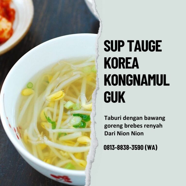 Sup Tauge Korea Nion Nion