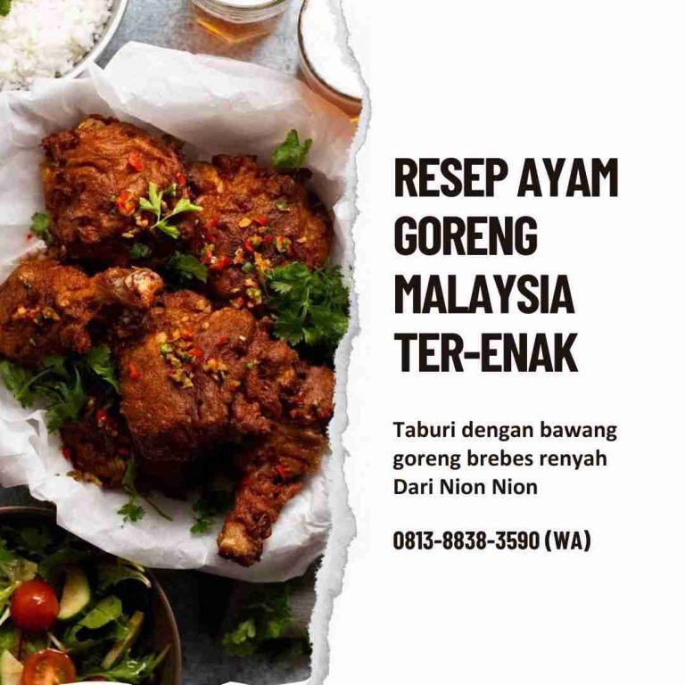 Resep Ayam Goreng Malaysia Nion Nion