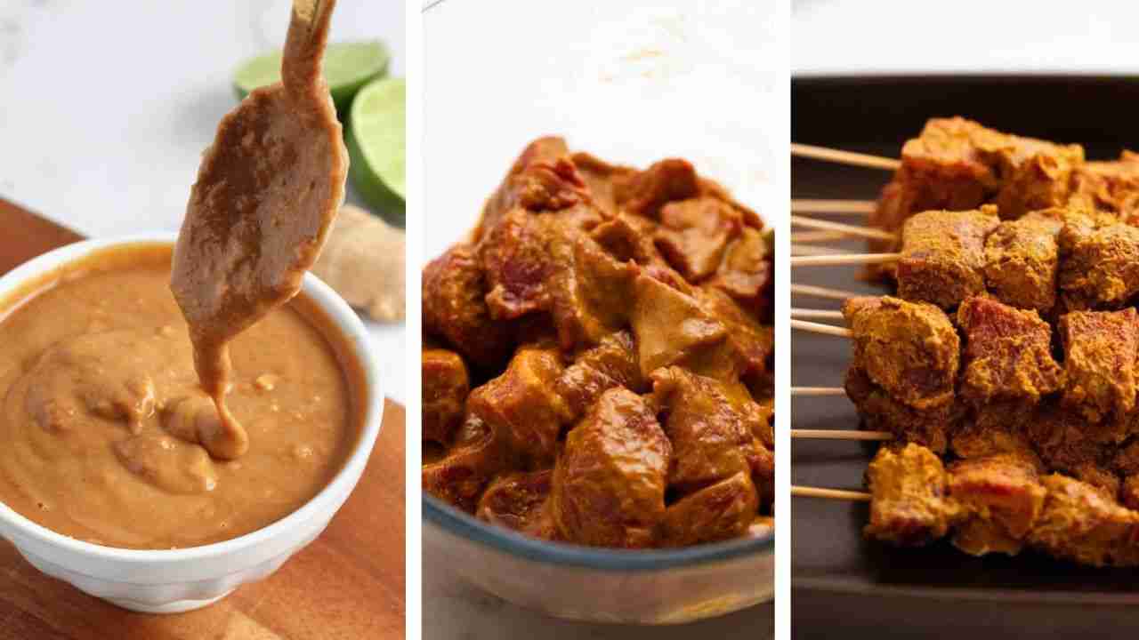 Resep-Sate-Daging-Sapi-Bumbu-Kacang-Thailand-Nion-Nion-2