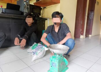 Diadukan Warga Via Medsos, 2 Pelaku Pencurian Digelandang ke Polsek Siantar Martoba