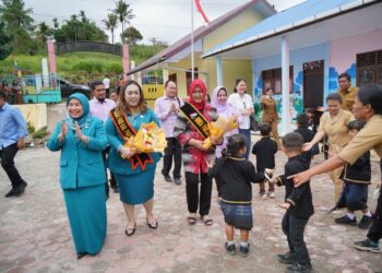 Bupati dan Ketua TP PKK Pakpak Bharat Sambut Kedatangan Ketua Tim Penggerak PKK Provinsi Sumut