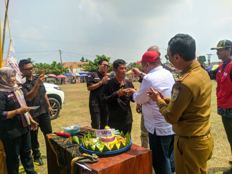 Dibuka Kadis Kominfo, Gebyar Budaya Tradisional dalam Rangka HUT SMSI Way Kanan Ke-1 Dihadiri Ketua DPRD