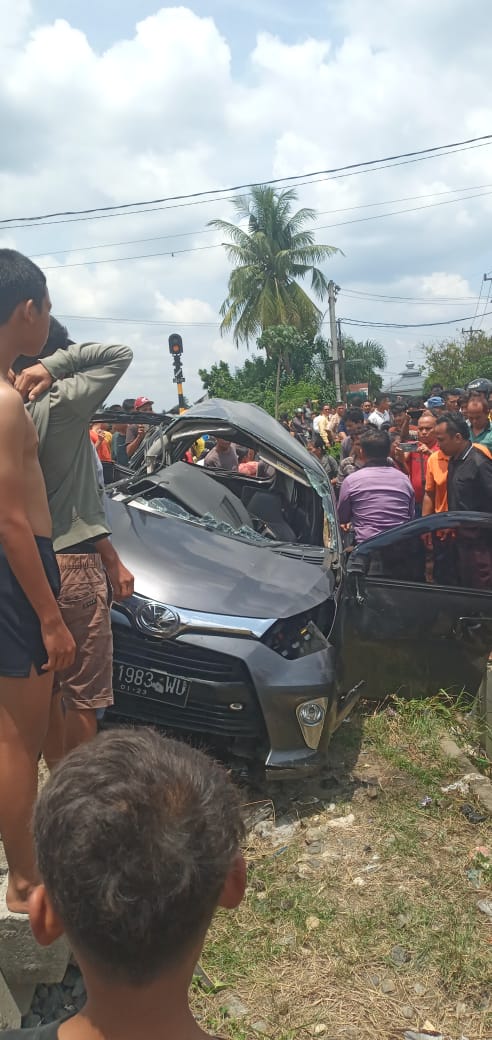 Diseruduk Kereta Api Di Tebingtinggi, 1 Asal Siantar dan 1 dari Dairi Tewas Sementara 2 Lainnya Kritis