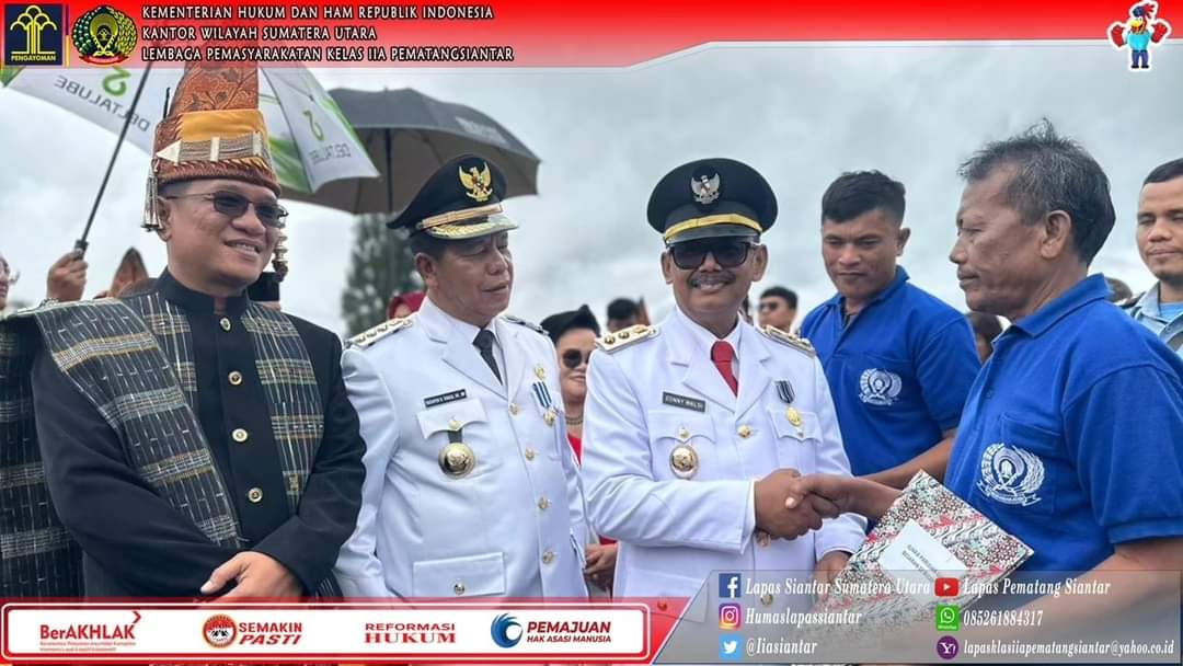 989 Warga Binaan Lapas Kelas IIA Pematangsiantar Terima Remisi HUT ke-78 Republik Indonesia 989 Warga Binaan Lapas Kelas IIA Pematangsiantar Terima Remisi HUT ke-78 Republik Indonesia