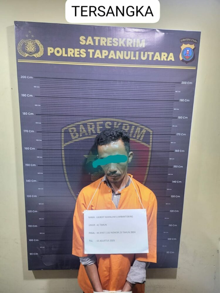 Aniaya Putri Kandung, Pria Asal Tarutung Digelandang ke Polres Taput