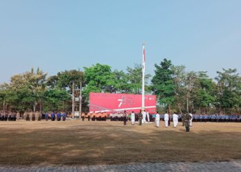 Bupati Way Kanan Raden Adipati Surya Pimpin Upacara Peringatan Hari Kemerdekaan Republik Indonesia ke-78