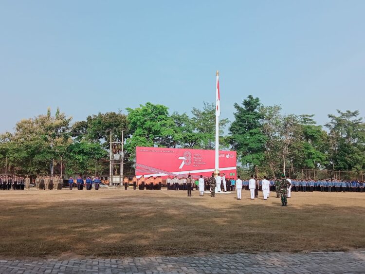 Bupati Way Kanan Raden Adipati Surya Pimpin Upacara Peringatan Hari Kemerdekaan Republik Indonesia ke-78