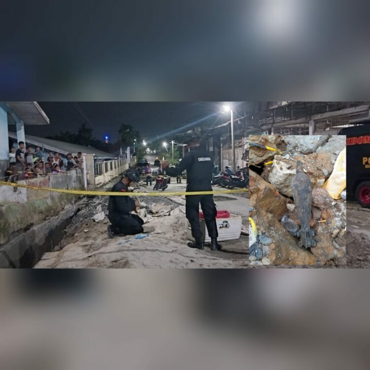 Amunisi Mortir Aktif Ditemukan Jalan Batongkuran Lorong 7 Siantar