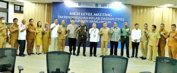 Bupati Simalungun Hadiri Rapat HLM Tim Pengendali Inflasi Daerah Kabupaten Simalungun