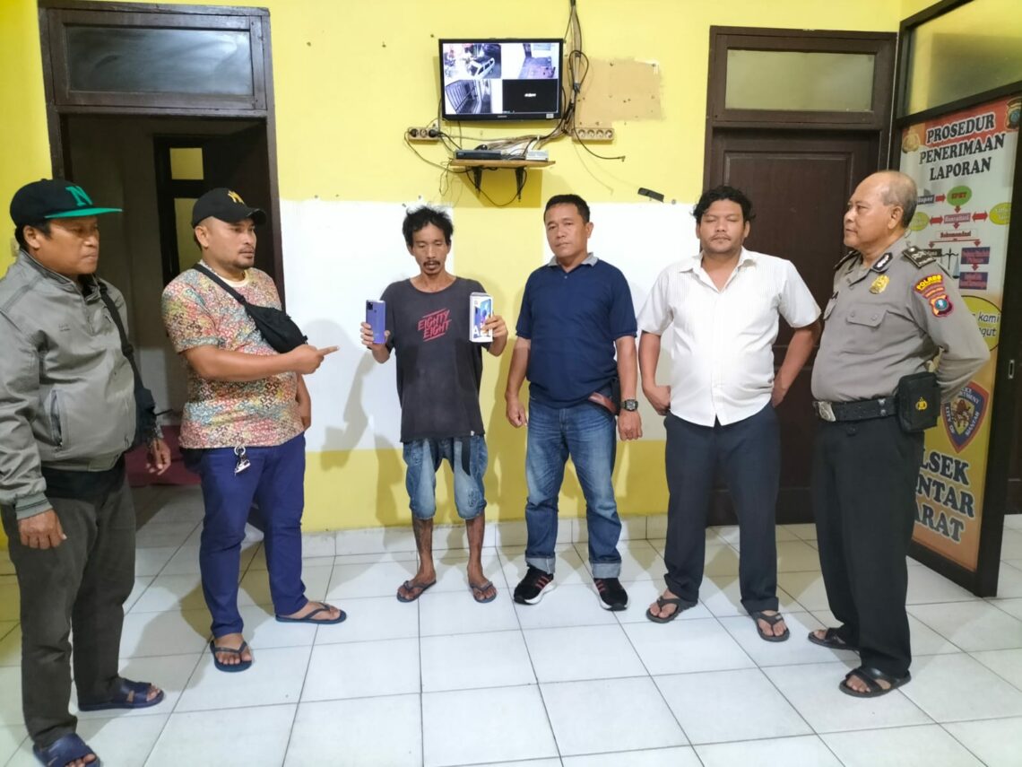 Maling Handphone di Jalan Imam Bonjol, Robin Manik Ditangkap Polsek Siantar Barat