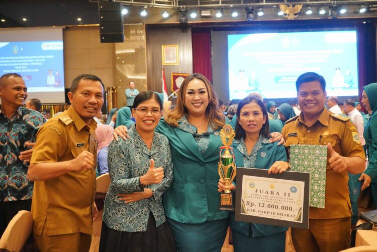 Desa Silima Kuta Pakpak Bharat Raih Juara II  Perlombaan Aku Hatinya PKK tingkat Provinsi Sumut 