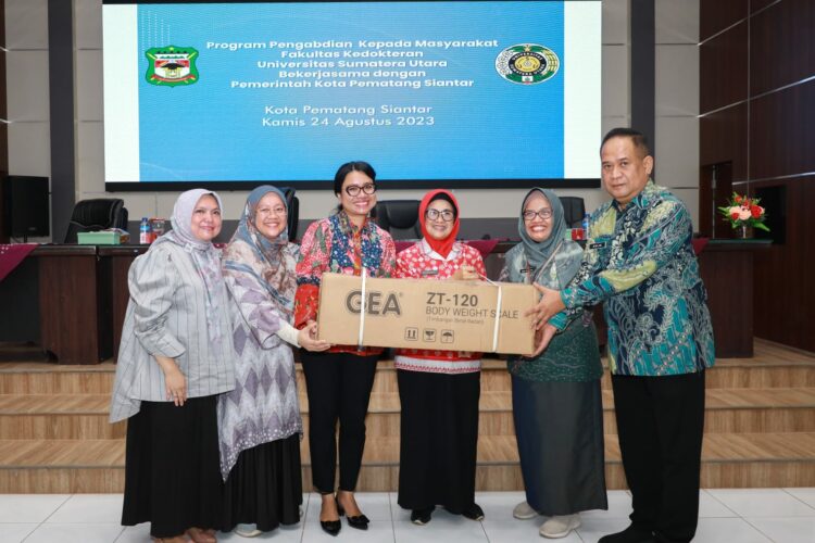 Wali Kota dr Susanti Sambut Baik PKM Fakultas Kedokteran USU di Kota Pematang Siantar