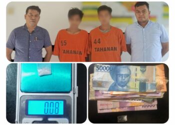 Polsek Bangun Tangkap Dua Pelaku Penyalahgunaan Narkotika di Nagori Bandar Siantar
