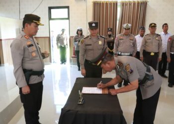 Pelantikan Kasat Pam Obvit, Kapolres Simalungun Harapkan Pariwisata Meningkat Dengan Rasa Nyaman