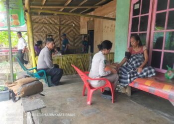 Polri Peduli, Tim Medis Polres Simalungun Poldasu Lakukan Pengecekan dan Pengendalian Pasien Penyakit Penimbunan Cairan